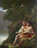 children making music heard by a nymph - Anselm Feuerbach — artwork view