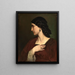 Portrait of Nanna Risi - Anselm Feuerbach — framed artwork on a wall