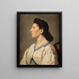 Anselm Feuerbach - Portrait of an Italian woman.webp