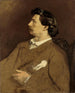 Zelfportret - Anselm Feuerbach — weergave van het kunstwerk