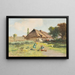 Een zomerdag op het platteland - Antal Neogrády — ingelijst kunstwerk aan de muur