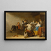 Compagnie de musiciens - Anthonie Palamedesz — ingelijst kunstwerk aan de muur
