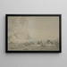 Coastal Scene Painting - Anthony Devis — framed artwork on a wall