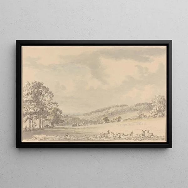 Anthony Devis - Deer Resting in Albury Park.webp