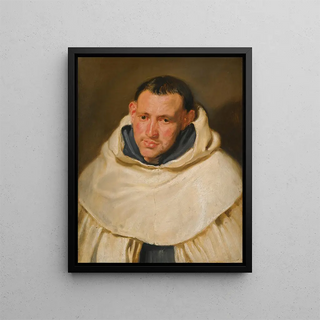 Anthony van Dyck - Portrait Of A Carmelite Monk Head And Shoulders.webp