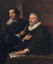 van het portret van de graveurs Pieter De Jode de Oude en Pieter De Jode de Jonge - Antoine van Dyck — weergave van het kunstwerk