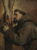 Sint Franciscus van Assisi aan het kruis - Antoine van Dyck — weergave van het kunstwerk