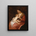 Maagd met Kind - Antoine van Dyck — ingelijst kunstwerk aan de muur