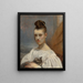 Portrait of the artist's daughter, Clara - Antoine-Louis Barye — framed artwork on a wall