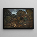 Rochers dans la forêt de Fontainebleau - Antoine-Louis Barye — framed artwork on a wall