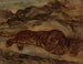 Tijger in rust - Antoine-Louis Barye — weergave van het kunstwerk