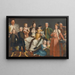 David George van Lennep 171297, principal merchant of the Dutch factory in Smyrna, and his wife and children - Antoine De Favray — framed artwork on a wall