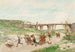 Kinderen Spelen - Antoine Édouard Joseph Moulinet — weergave van het kunstwerk