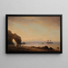 Étretat de poort van Aval - Antoine Morel-Fatio — ingelijst kunstwerk aan de muur