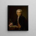 Portret van Dr. Jean-Louis Baudelocque - Antoine Vestier — ingelijst kunstwerk aan de muur