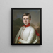 the Archduke Charles-Louis of Austria 1833-1896 at the age of 15 - Anton Einsle — framed artwork on a wall