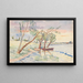 Hutweiden - Anton Emanuel Peschka — framed artwork on a wall