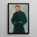 Andreas Thom, schrijver - Anton Faistauer — ingelijst kunstwerk aan de muur