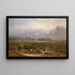 Uitzicht op Salzburg - Anton Hansch — ingelijst kunstwerk aan de muur