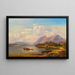 Het Meer van Millstatt in Karinthië - Anton Hansch — ingelijst kunstwerk aan de muur