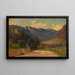 Vallée de Gastein - Anton Hansch — ingelijst kunstwerk aan de muur