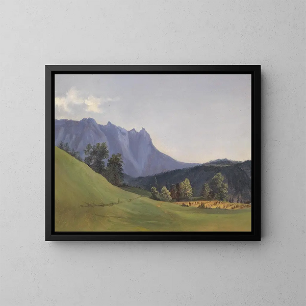 Monts Sengsengebirge - Anton Hansch — ingelijst kunstwerk aan de muur