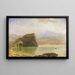 Landschap met kasteel - Anton Hlaváček — ingelijst kunstwerk aan de muur