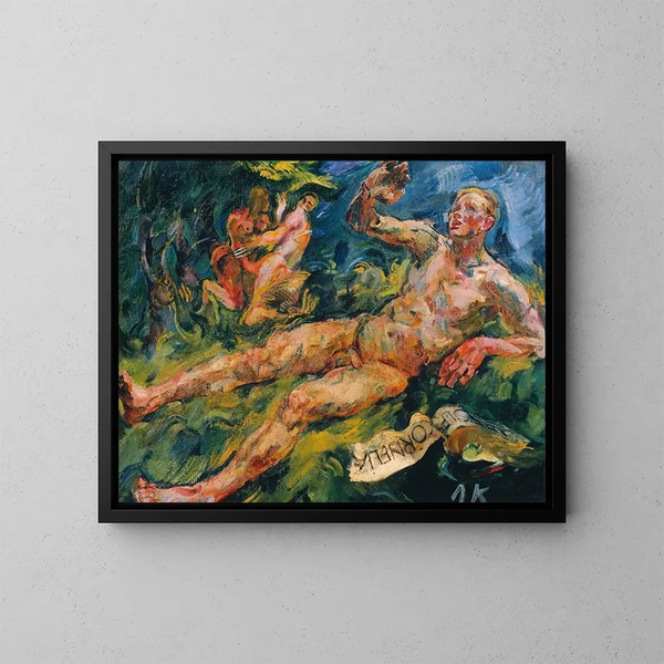 Lamentatie - Anton Kolig — ingelijst kunstwerk aan de muur