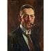 Reproductie van het schilderij Zelfportret - Anton Marussig