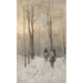Cavaliers dans la neige dans le Haagse Bos - Anton Mauve — artwork view