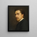 Zelfportret - Anton Müller — ingelijst kunstwerk aan de muur
