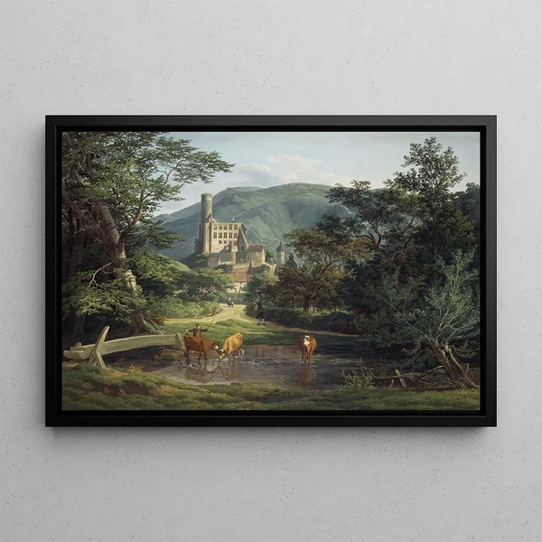 Anton Radl - Ansicht der Burg Eppstein im Taunus.webp