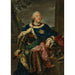 Reproductie van het schilderij Portret van Friedrich Christian, prins van Saksen - Anton Raphaël Mengs