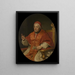 De paus Clemens XIII - Anton Raphaël Mengs — ingelijst kunstwerk aan de muur