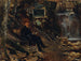 L'écrivain Hermann Rollett au bord de la cascade - Anton Romako — weergave van het kunstwerk