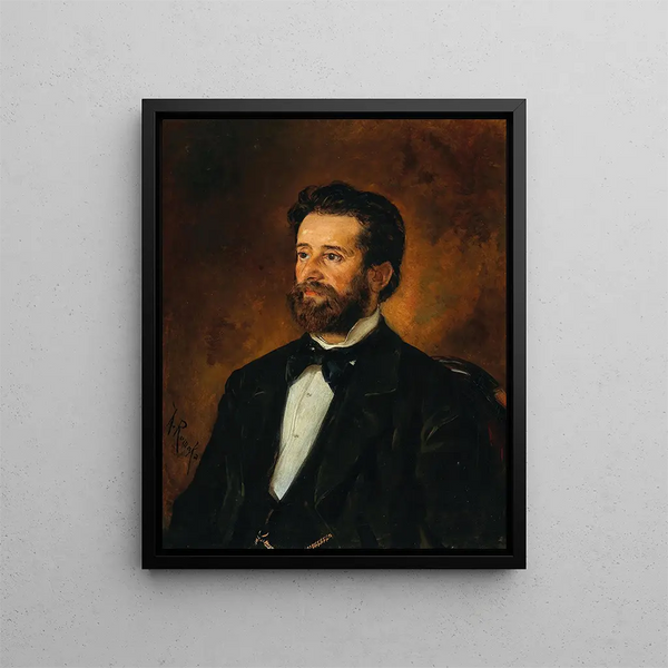 Anton Romako - Portrait of Architect Johann De Colle.webp