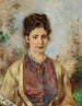 Portret van Thérèse Büchner - Anton Romako — weergave van het kunstwerk