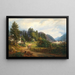 Uitzicht op Bad Ischl - Anton Schiffer — ingelijst kunstwerk aan de muur