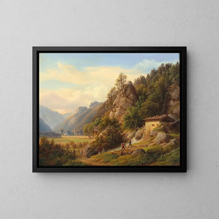Anton Schiffer - Partie Bey Frohnwies Am Wege Von Lofer Nach Salfelden Im Pinzgau.webp