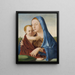 Maagd met Kind - Antonello da Messina — ingelijst kunstwerk aan de muur