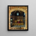 Sint Jerome in zijn kantoor - Antonello da Messina — ingelijst kunstwerk aan de muur