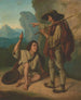 Twee Highlanders - Antoni Kolberg — weergave van het kunstwerk