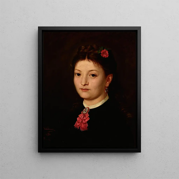 Antoni Kozakiewicz - Portrait of a Young Woman.webp