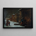 Winter - Antoni Viladomat — ingelijst kunstwerk aan de muur
