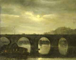Antonie Waldorp - One of the Bridges over the Seine Paris in the Moonlight.webp