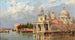 Venice Santa Maria della Salute with the old customs house - Antonietta Brandeis — artwork view
