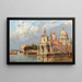 Venice Santa Maria della Salute with the old customs house - Antonietta Brandeis — framed artwork on a wall