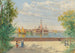 Venice, view of San Giorgio from the Gardens - Antonietta Brandeis — artwork view