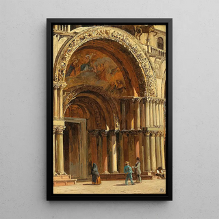 Antonietta Brandeis - Venice the Entrance to St Marks Basilica.webp