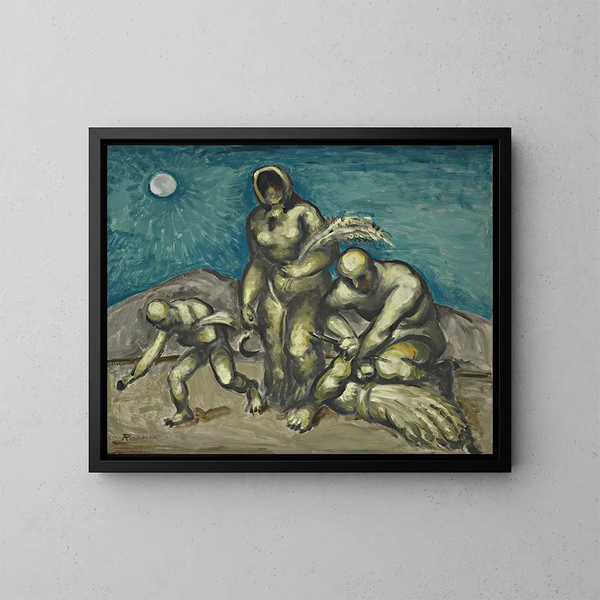 Oogst - Antonín Procházka — ingelijst kunstwerk aan de muur